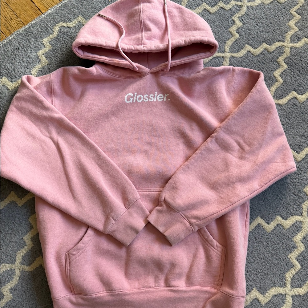 Glossier Soft Pink Sweatshirt